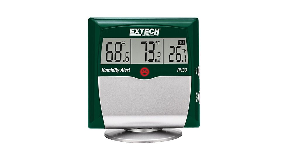 Extech Instruments Hygro-Thermometer With Humidity Alert, RH30