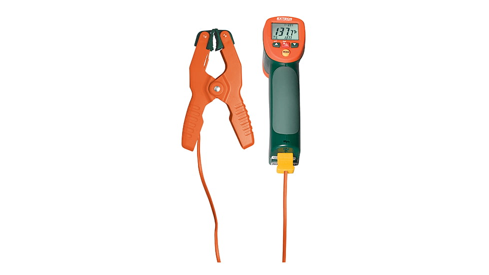 Extech Instruments Ir Thermometer With Pipe Clamp Probe, 42515-T