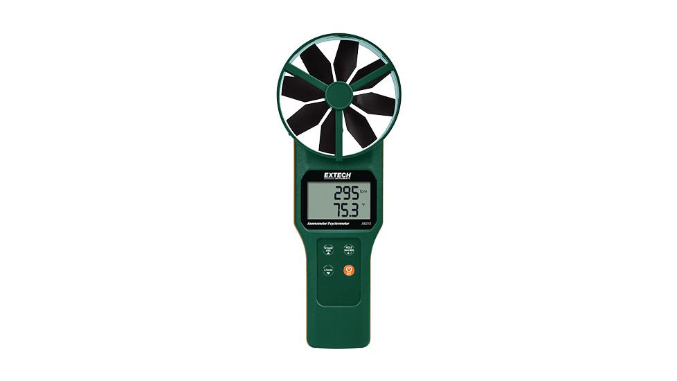 Extech Instruments Large Vane Anemometer/Psychrometer, AN310