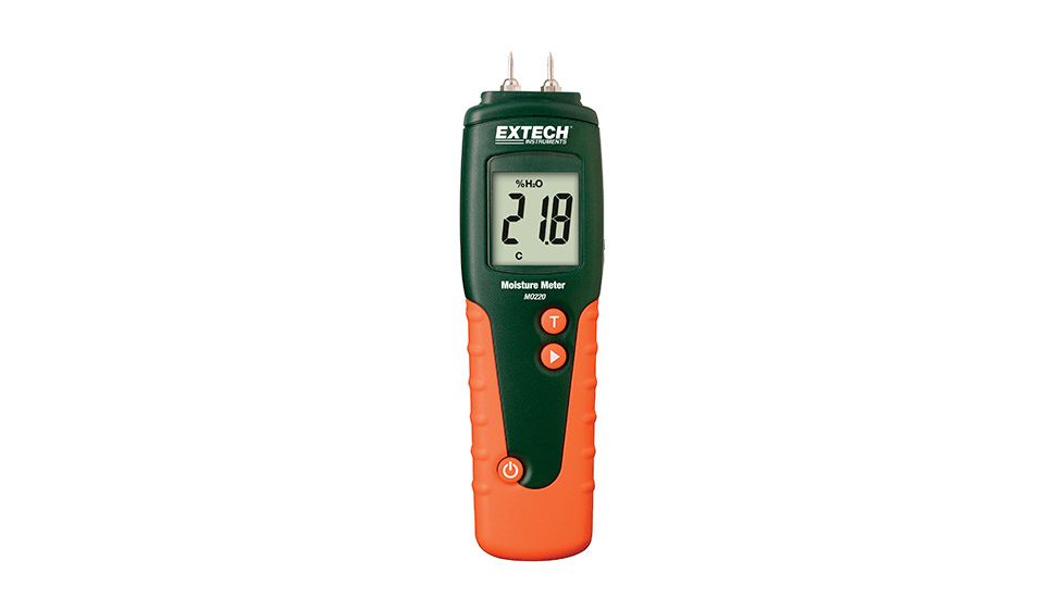 Extech Instruments Moisture Meter, Digital With Probes, MO220