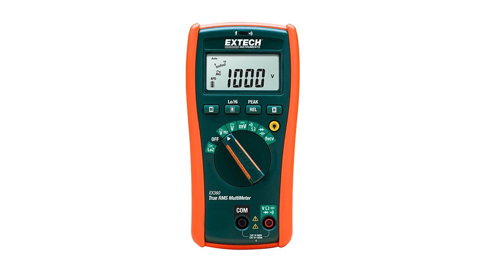 Extech Instruments Multimeter,True Rms W/Ncv Cat Iv With Nist, EX360-NIST