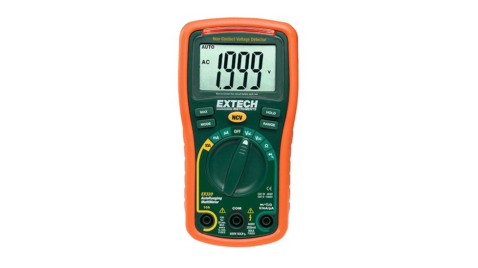 Extech Instruments Multimeter W/Ncv Autoranging, EX320