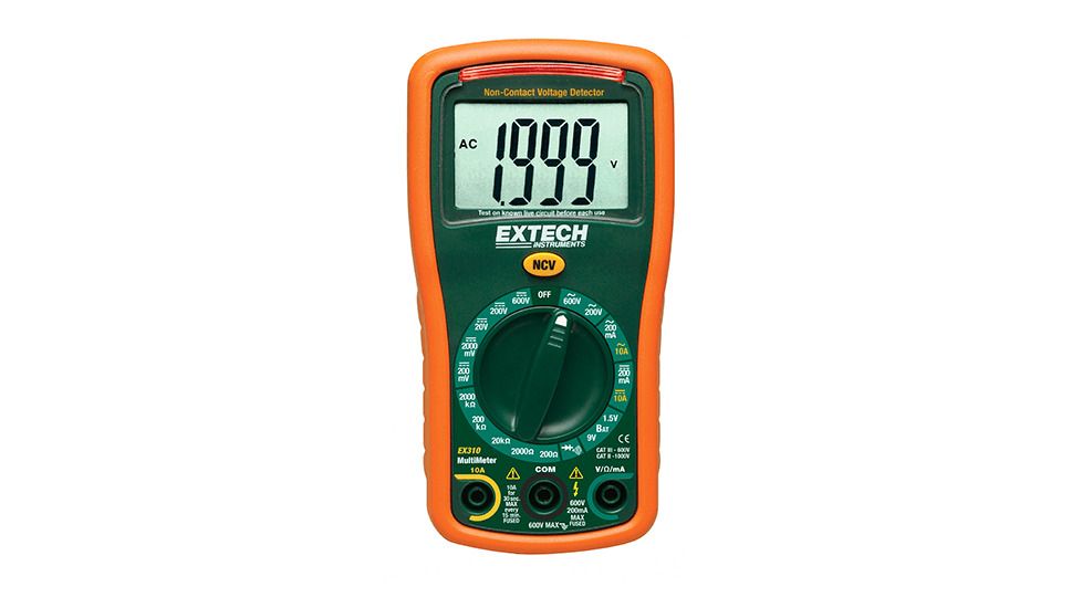 Extech Instruments Multimeter W/Ncv Manual Ranging, EX310