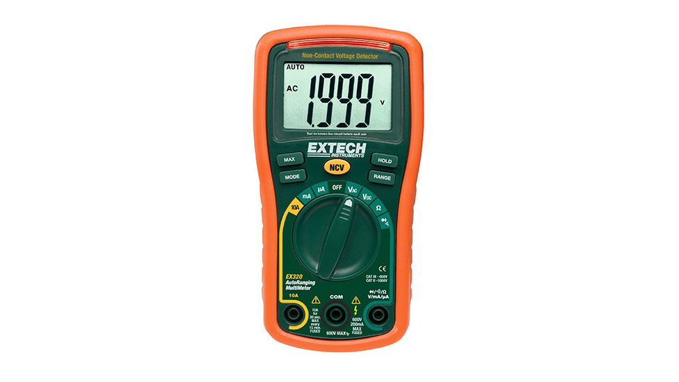 Extech Instruments Multimeter With Nist, Ex320, EX320-NIST