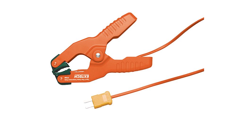 Extech Instruments Pipe Clamp Temp Probe, Type K, TP200