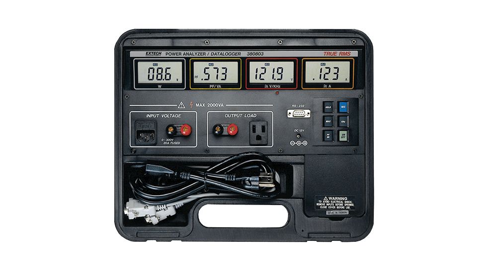 Extech Instruments Power Analyzer W/Nist 380803, 380803-NIST