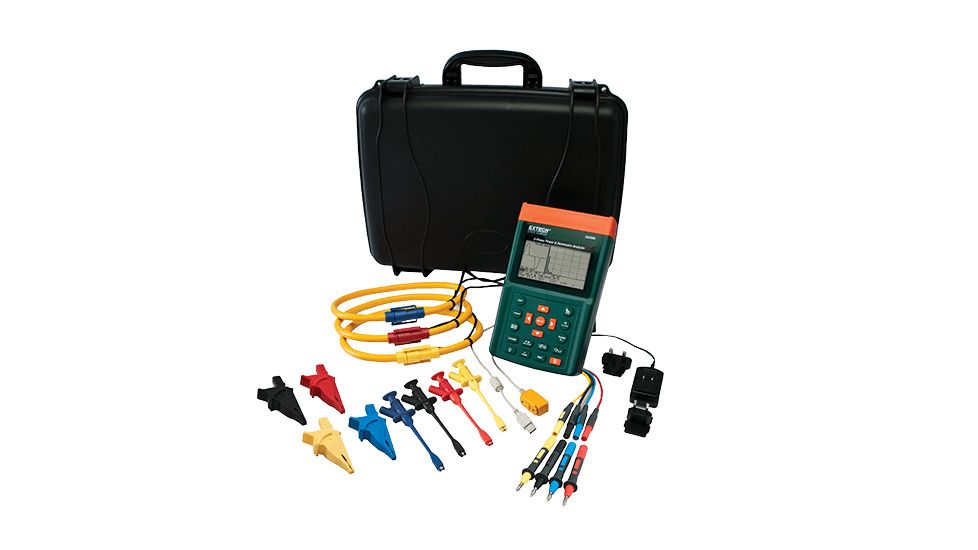 Extech Instruments Power Quality Meter W/ 3000A Flex Clamp, PQ3350-3