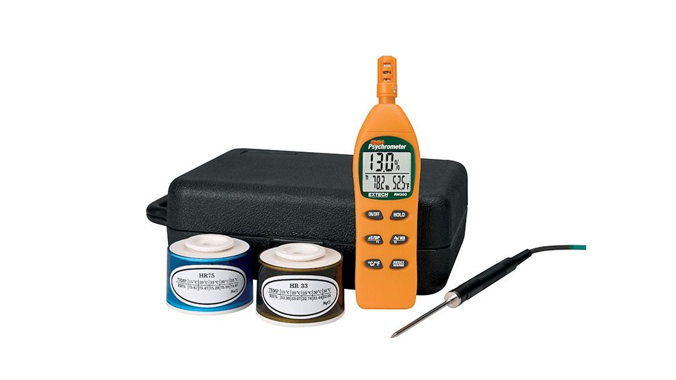 Extech Instruments Psychrometer, Digital Kit, RH305
