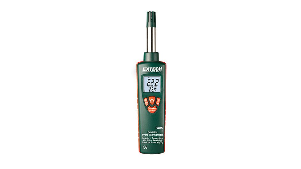 Extech Instruments Psychrometer, Precision, RH490