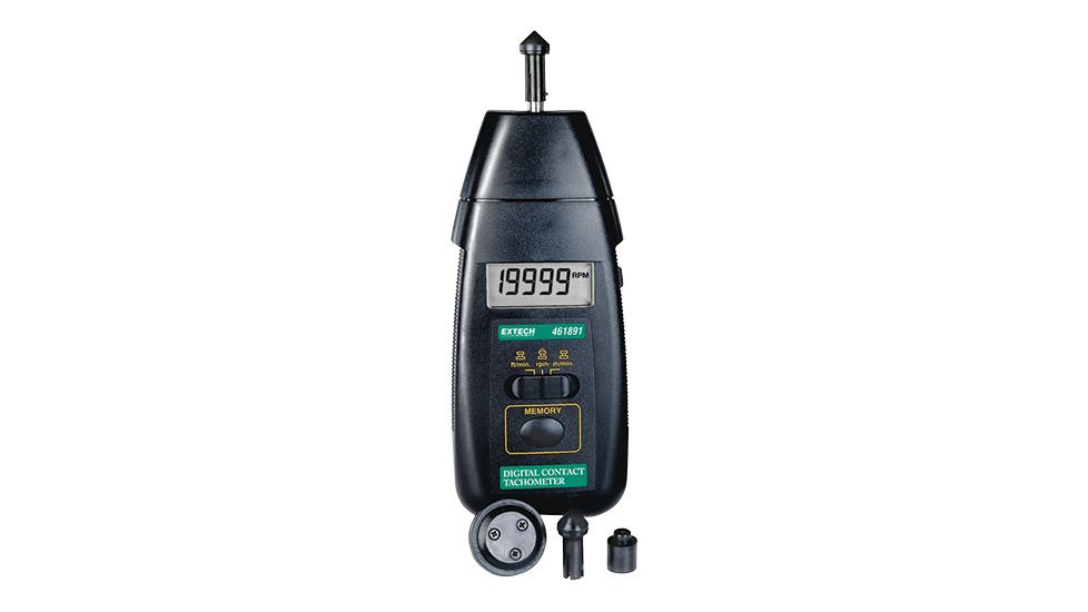 Extech Instruments Tachometer, Contact, 461891