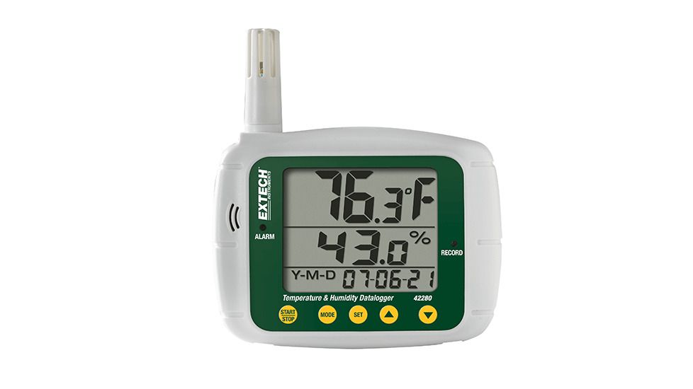 Extech Instruments Temperature And Humidity Datalogger, 42280