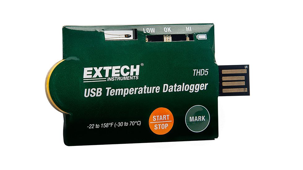 Extech Instruments Temperature Datalogger Usb, THD5