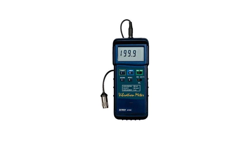 Extech Instruments Vibration Meter 407860, Unit EA