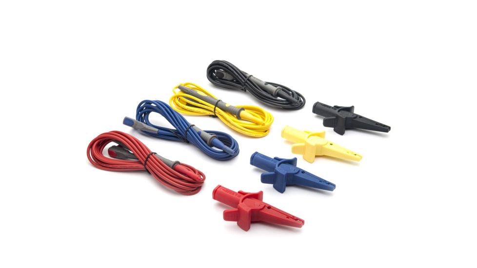 Extech Instruments Voltage Test Leads With Alligator Clips, 382099