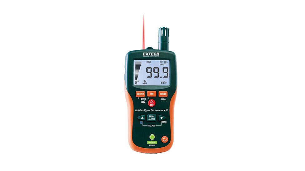 Extech Instruments Wireless Moisture Meter For Android Wit Bluetooth, MO300