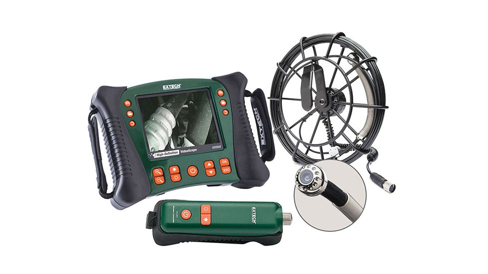 Extech Instruments Wireless Plumbing Videoscope Kit W/ 30M, HDV650W-30G