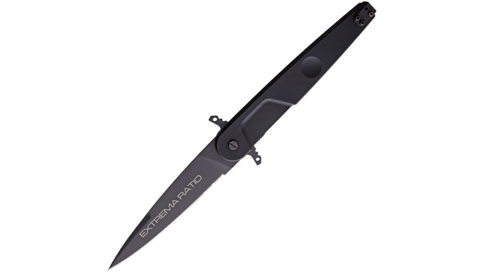 Extrema Ratio BF4 Lucky Linerlock Folding Knife, Black, 04.1000.0497/BLK