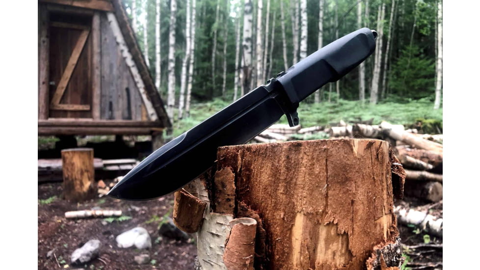 Extrema Ratio DMP Black Fixed Blade Knife, EX0219BLK