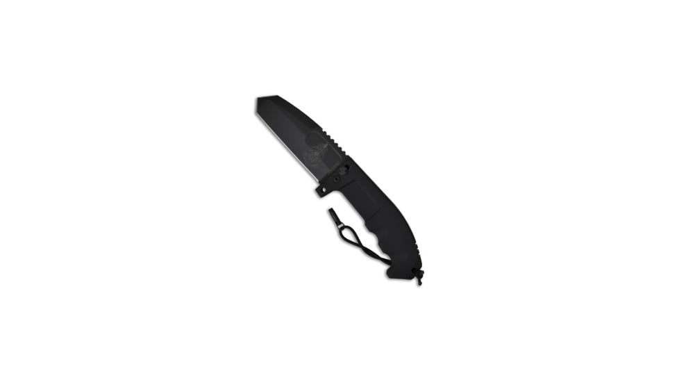 Extrema Ratio Extrema Ratio RAO 185 Tactical Survival Knife 4.72" Black Plain, Black, Bohler N690, adult, BHQ-10005