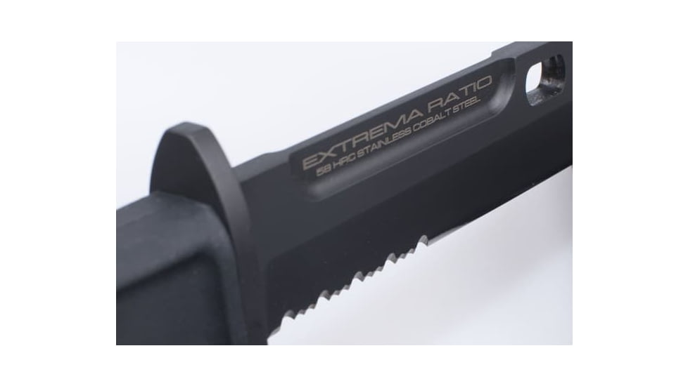 Extrema Ratio Fulcrum Combat Knife, Black, EX0304BLK