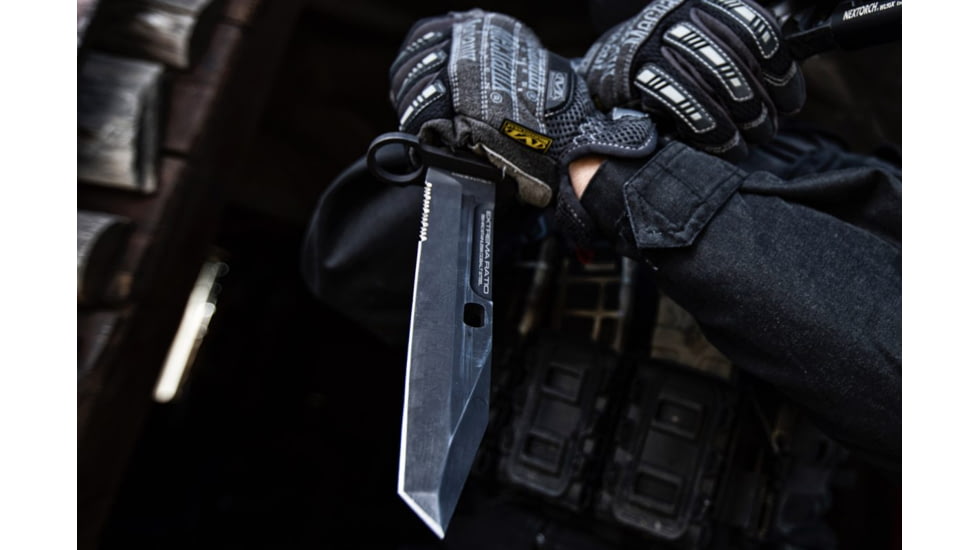 Extrema Ratio Fulcrum Combat Knife, Black, EX0304BLK