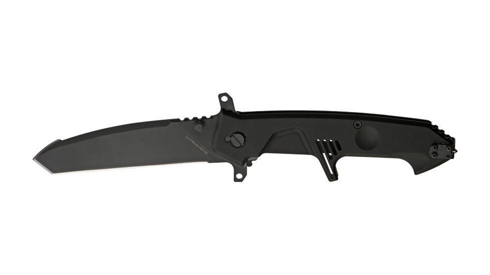 Extrema Ratio MF3 Ingredior Folding Knife, 4.25in, Black Cobalt Steel Tanto, Black Anodized Anticorodal Handle EX133MF3T