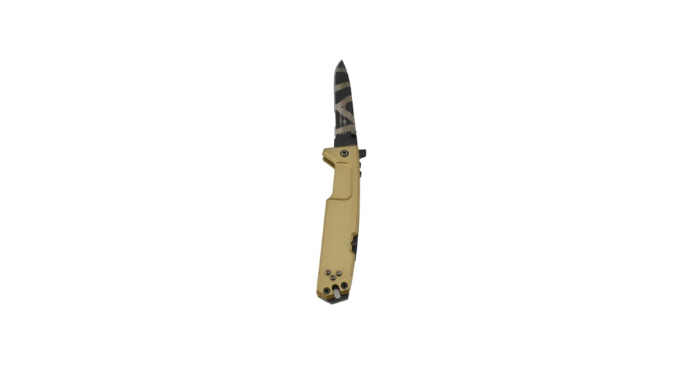 Extrema Ratio Nemesis Desert Warfare Folding Knife,4.375in,Bohler N-690 Steel,Desert Tan,Aluminum Handle, 136NEMDW