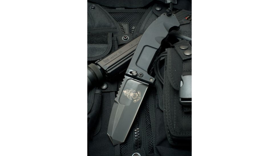 Extrema Ratio RAO Folder Folding Knife,Cobalt Steel Blade, Black Anodized Aluminum Alloy Handle EX130RAO