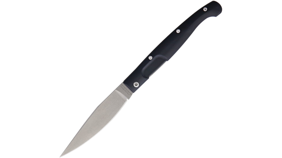 Extrema Ratio Resolza 10 Linerlock Folding Knife, Black aluminum handle, 0168SW
