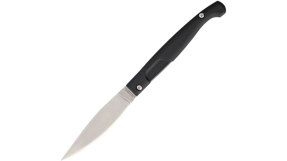 Extrema Ratio Resolza S Linerlock SW Folding Knife,3in,Bohler N-690 Steel,Standard Edge,Stonewash,Black,Aluminum Handle EX0362SW