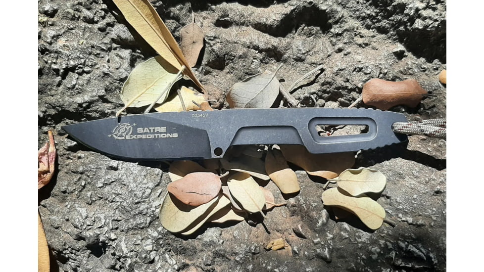 Extrema Ratio Satre Expedition Fixed Blade Knife, 6.38in, N690 Stainless Blade, Desert Camo Handle, 04.1000.0222/EXP