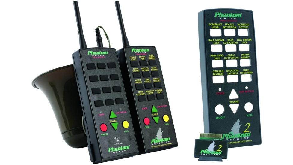 Extreme Dimension Wildlife Calls Phantom Pro-Series Wireless Remote, Predator/Predator 2 Combo 99103