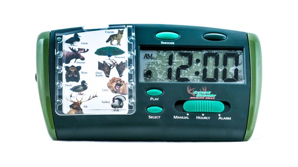Extreme Dimension Wildlife Calls Sportsman's Alarm Clock - Animal Sounds, Camo ED-AC