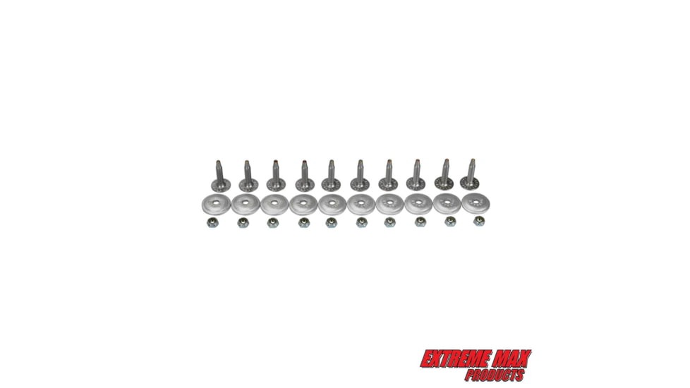 Extreme Max 144-Stud Track Pack With Round Backers 1.25 Stud Length, 5001.552