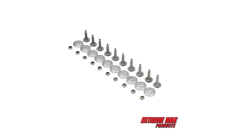 Extreme Max 144-Stud Track Pack With Round Backers 1.25 Stud Length, 5001.552