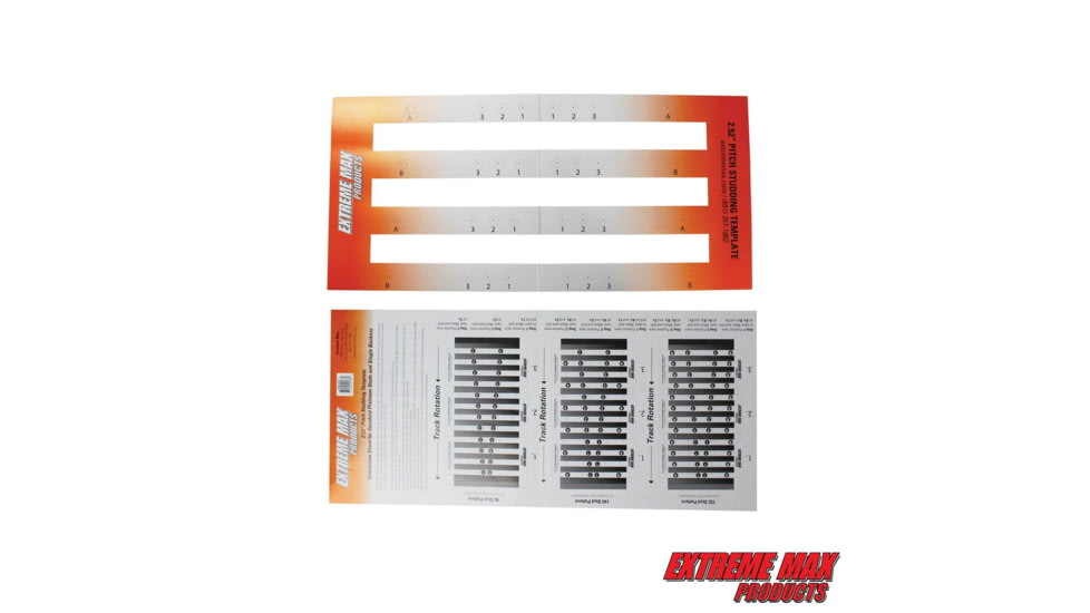 Extreme Max 144-Stud Track Pack With Round Backers 1.25 Stud Length, 5001.552