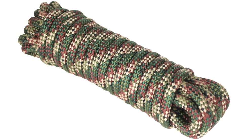 Extreme Max 16-Strand Diamond Braid Utility Rope - 5/8in, Camo, 5/8in x 25ft, 3008.0399