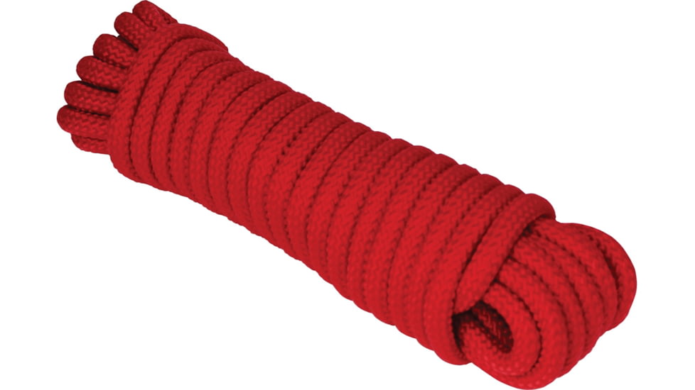 Extreme Max 16-Strand Diamond Braid Utility Rope - 5/8in, Red, 5/8in x 100ft, 3008.0369