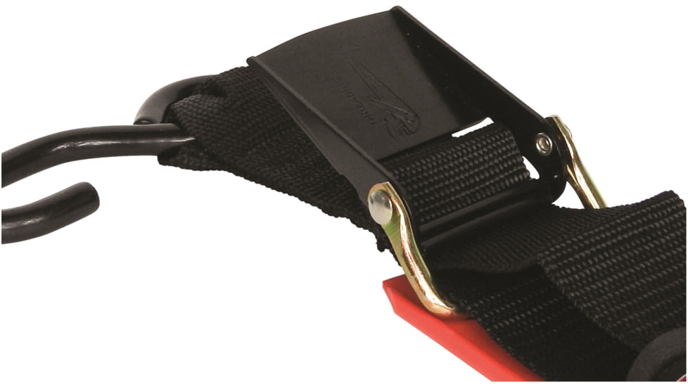 Extreme Max 2in x 6 Padded Transom Tiedown - Orange Pad, Pair, 3005.1264