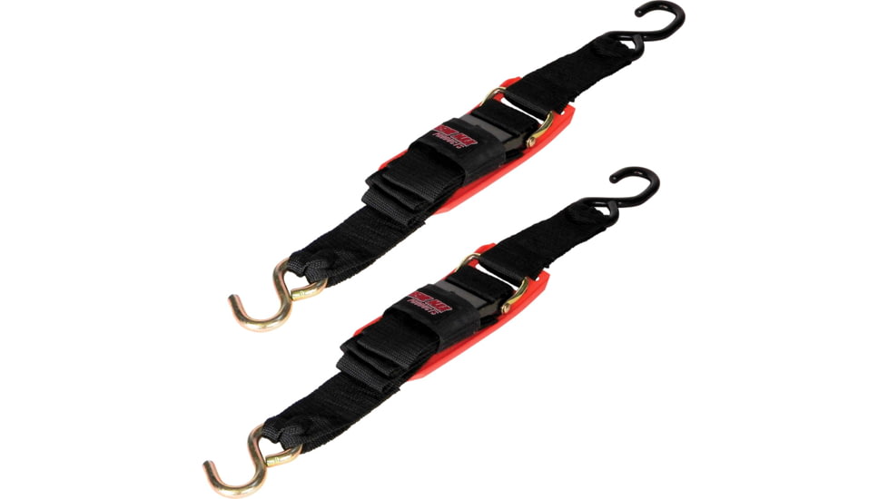 Extreme Max 2in x 6 Padded Transom Tiedown - Orange Pad, Pair, 3005.1264