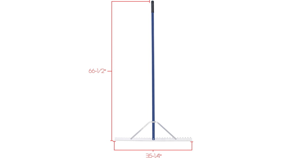 Extreme Max 36 Commercial Grade Screening Rake For Beach And Lawn Care w/ 66 Handle, 3005.4095