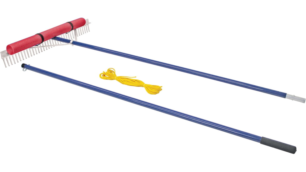 Extreme Max 36 Floating Weed Lake Rake With E x tension Handle And 50ft Rope, 11ft, 3005.4098