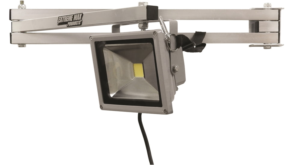 Extreme Max Adjustable Aluminum Swing Arm LED Industrial Work Light For Warehouse Race Trailer Shop Garage Workbench, 5001.6065