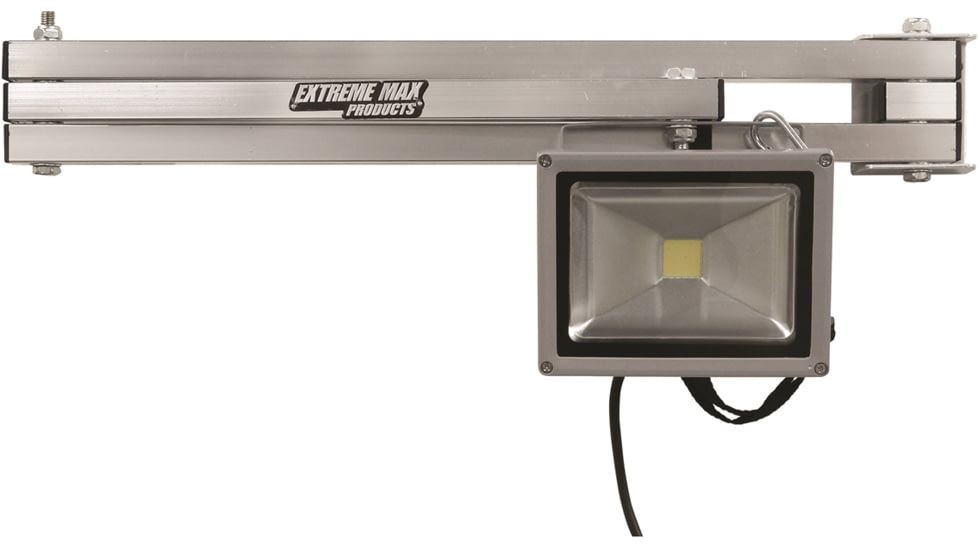 Extreme Max Adjustable Aluminum Swing Arm LED Industrial Work Light For Warehouse Race Trailer Shop Garage Workbench, 5001.6065