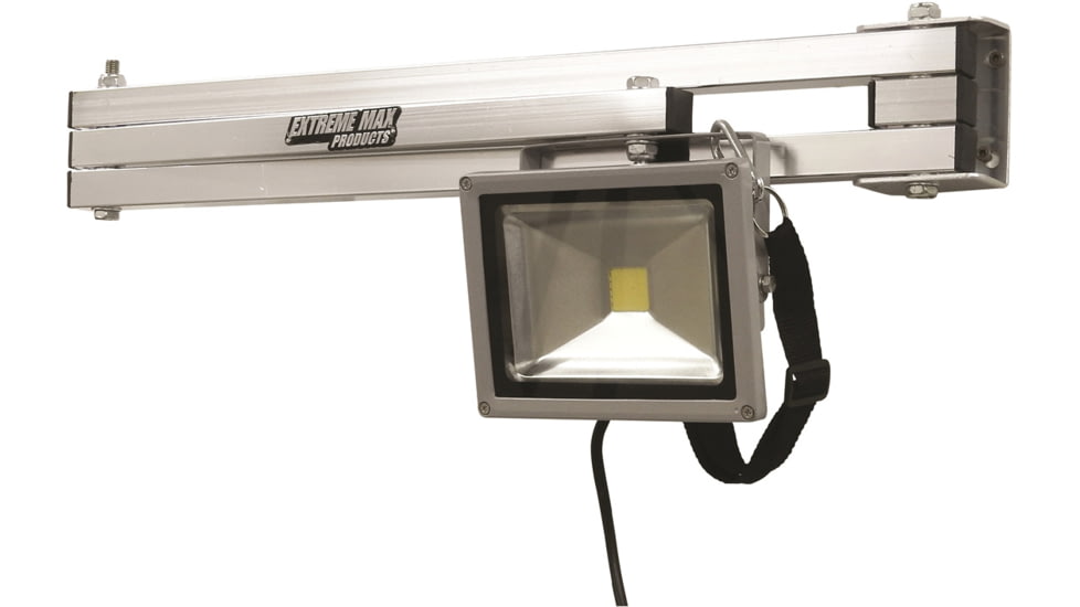 Extreme Max Adjustable Aluminum Swing Arm LED Industrial Work Light For Warehouse Race Trailer Shop Garage Workbench, 5001.6065