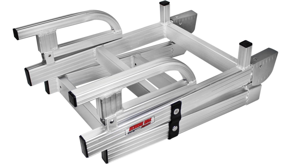 Extreme Max Aluminum 4 Step Compact Folding Pontoon Boarding Ladder, 3005.4089