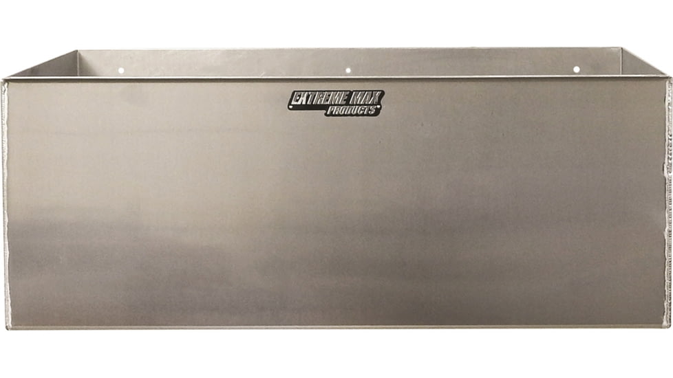 Extreme Max Aluminum Fuel Jug Holder Fits Two 5 Gallon Containers Storage Organizer For Enclosed Race Trailer Shop Garage Storage, 5001.6044