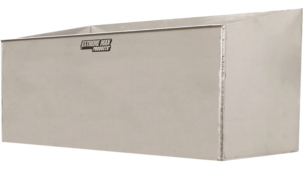 Extreme Max Aluminum Fuel Jug Holder Fits Two 5 Gallon Containers Storage Organizer For Enclosed Race Trailer Shop Garage Storage, 5001.6044