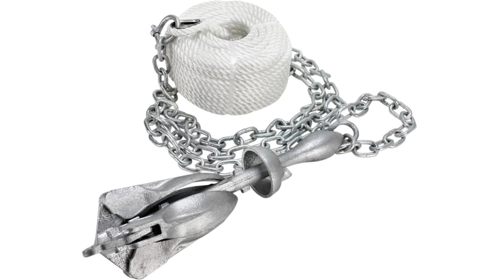 Extreme Max Boattector Complete Grapnel Anchor Kit For Boats Jon Boats Flat Bottoms Inflatable Boats Etc. 5.5 Lbs., 5.5lbs., 3006.6705