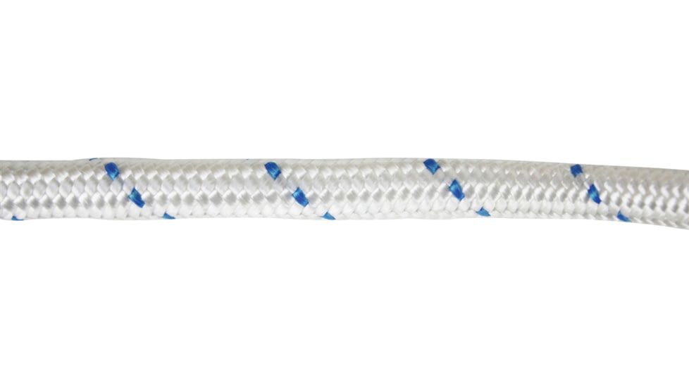 Extreme Max Boattector Double Braid Nylon Anchor Line With Thimble - 3/4in x 600, White w/ Blue Tracer, 3/4in x 600ft, 3006.2547